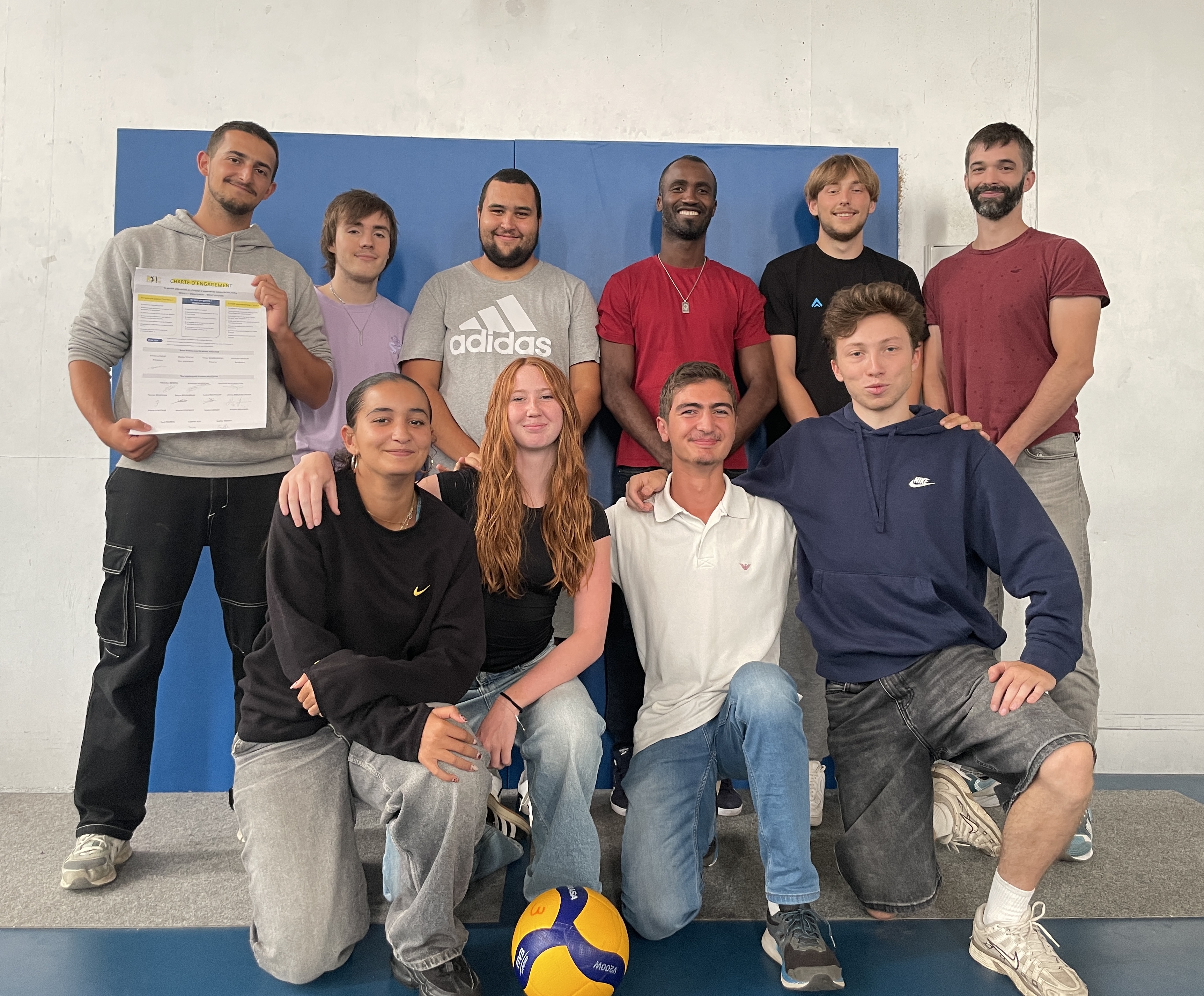 Photo historique du RAC Volley